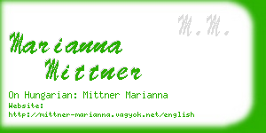 marianna mittner business card